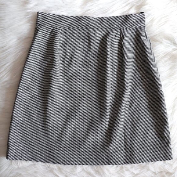 NEW Karen Millen A-Line High Rise Wool Mini Skirt Size 6 - Picture 6 of 7